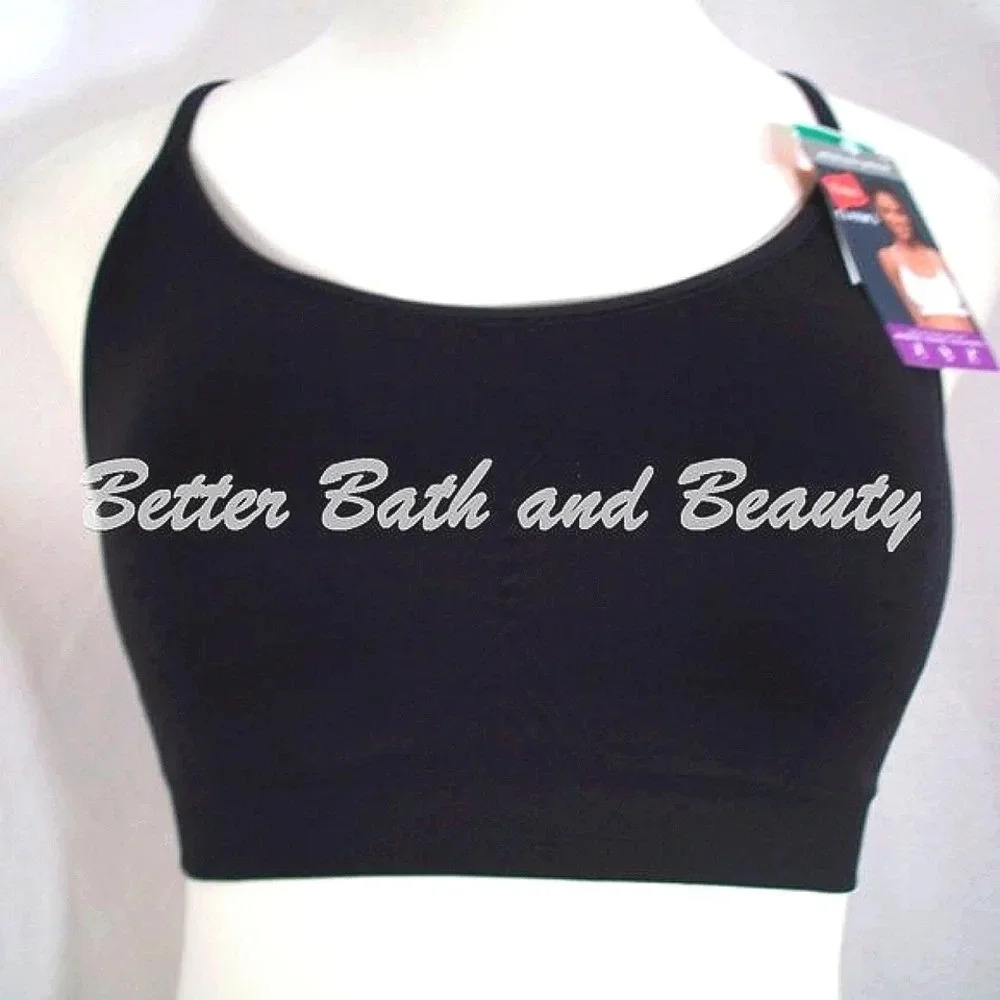 LARGE Hanes HC68 Active Cami Pullover WireFree Bra